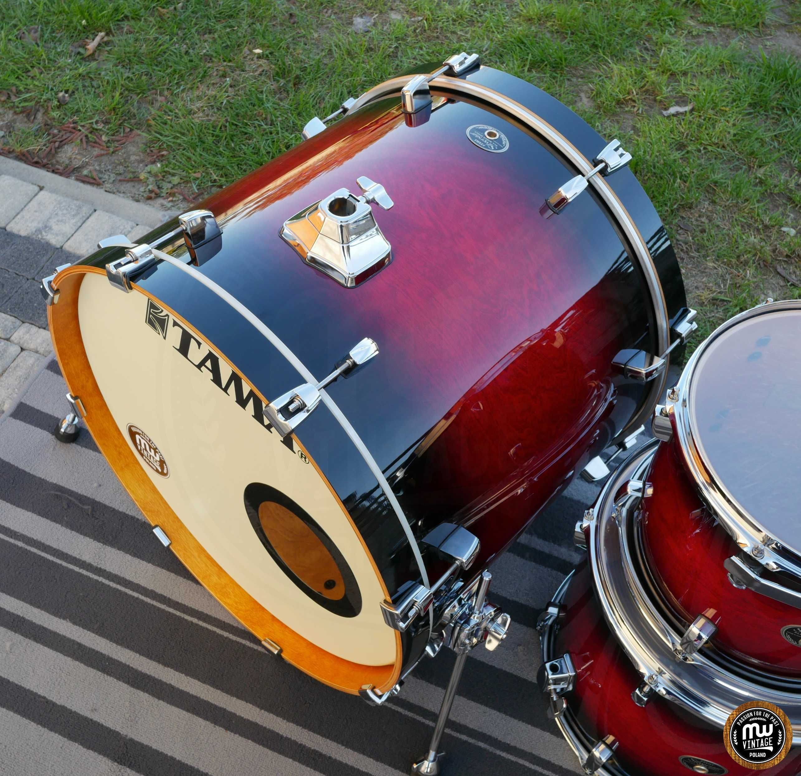 Perkusja Tama Silverstar Custom 22”, 10”, 12", 14", 16" Red - Black ‼️