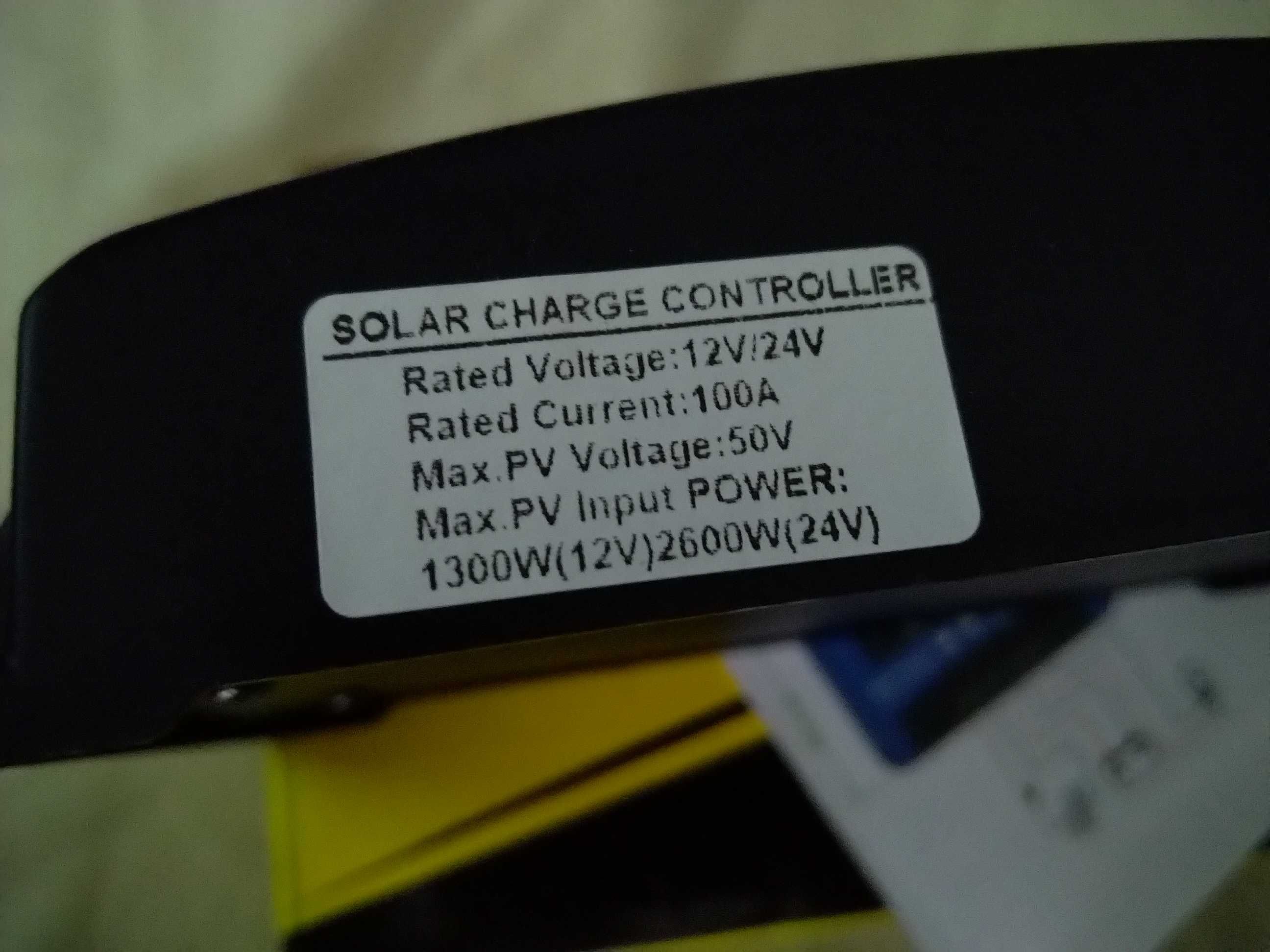 Panel słoneczny  i regulator 100 A powerbank rozruchowy kompresor