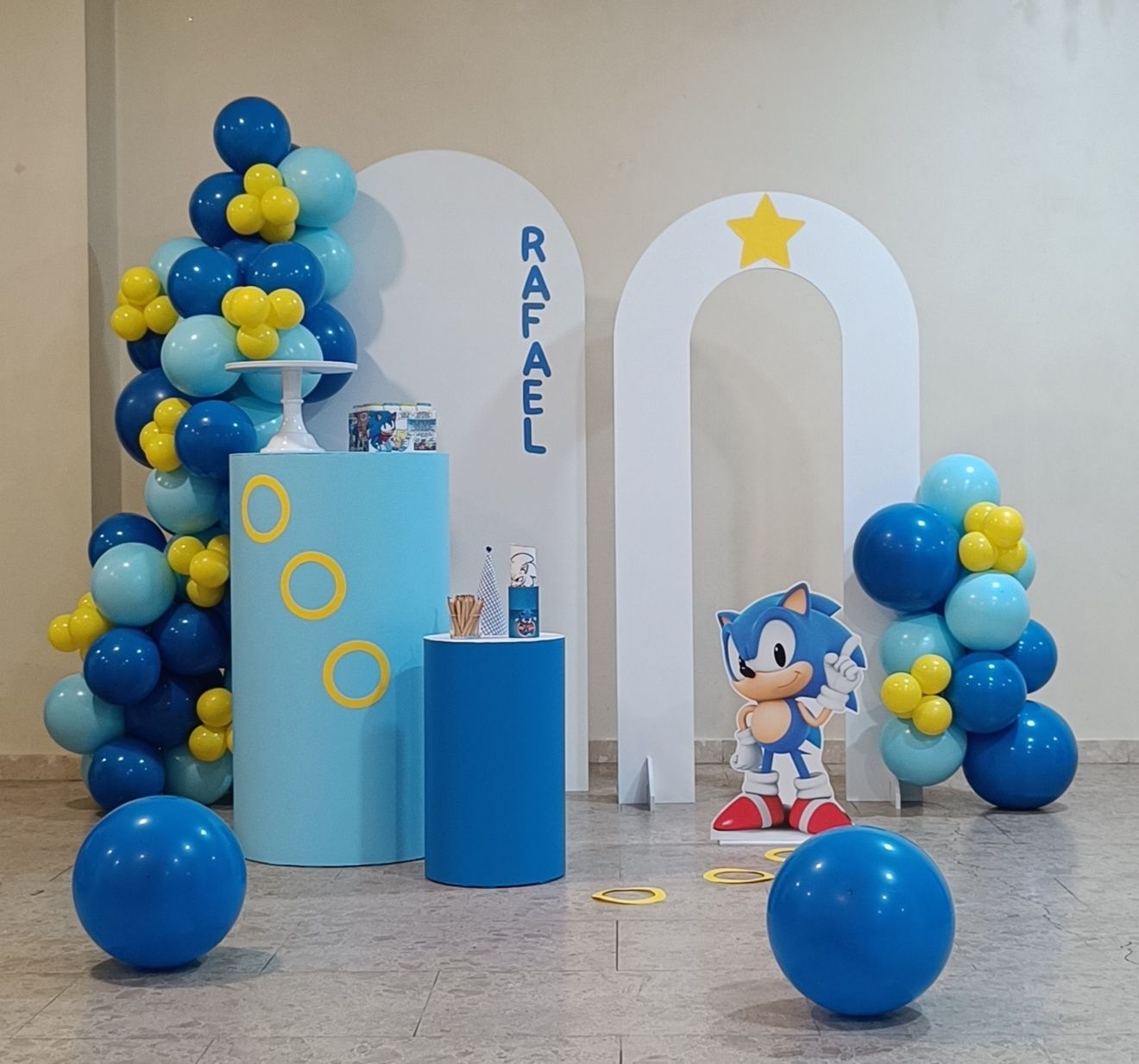 Decoração de festas- Cor de Céu