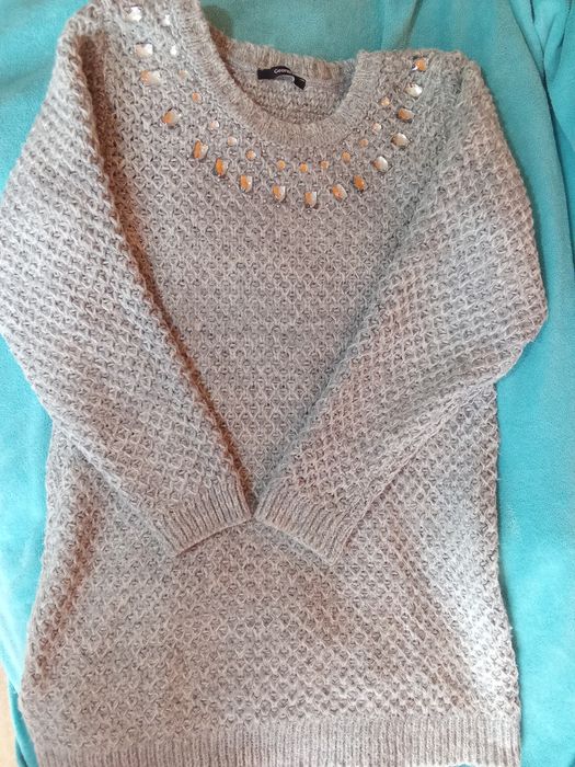 Sweter z cekinami.XXl