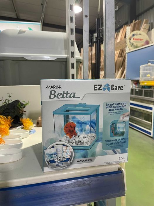 Aquário Marina Betta – Kit Completo para Peixe Betta (NOVO)