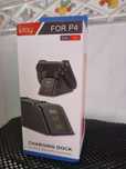 PS4 EXT Doca Dock Base Carregamento Rápido 2 Comandos DualShock 4
