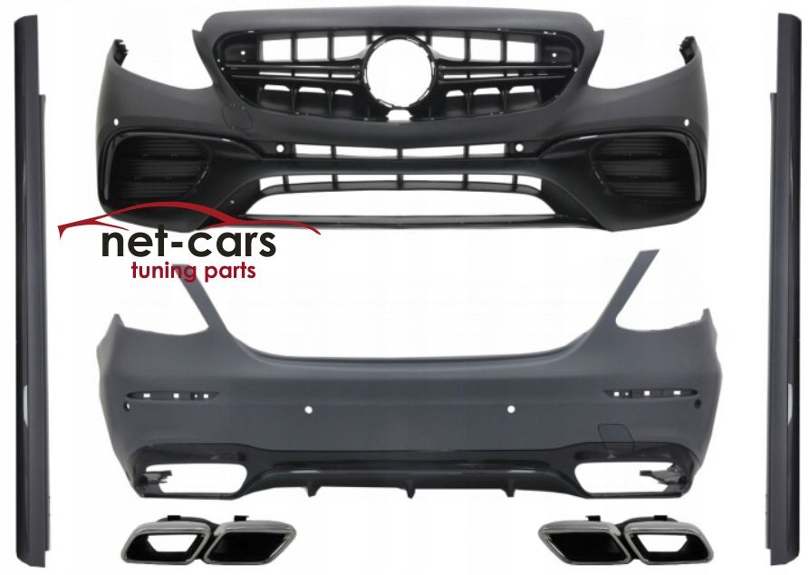 Zderzaki przód i tył + progi BodyKit MERCEDES W213 16- E63 AMG