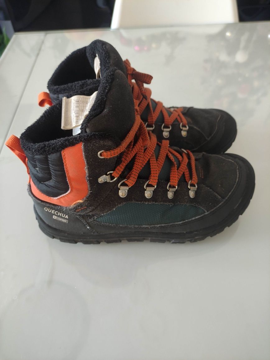 Buty zimowe Quechua rozmiar 35 23cm