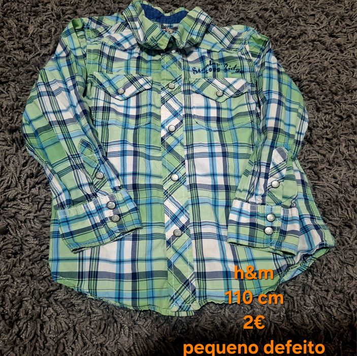 Camisa manga comprida 5 anos