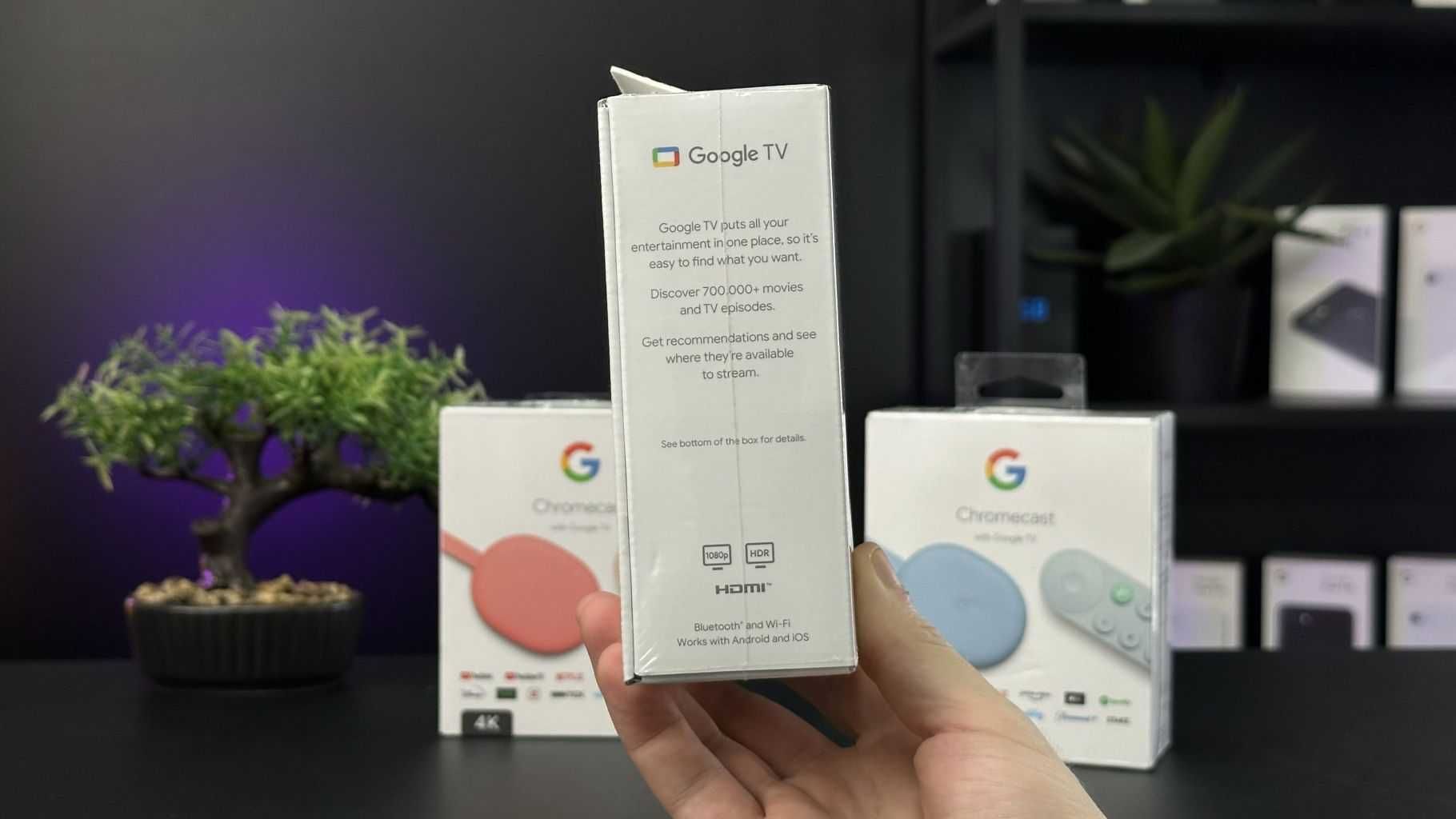 NEW Google Chromecast HD with Google TV Snow Гарантія Trade In