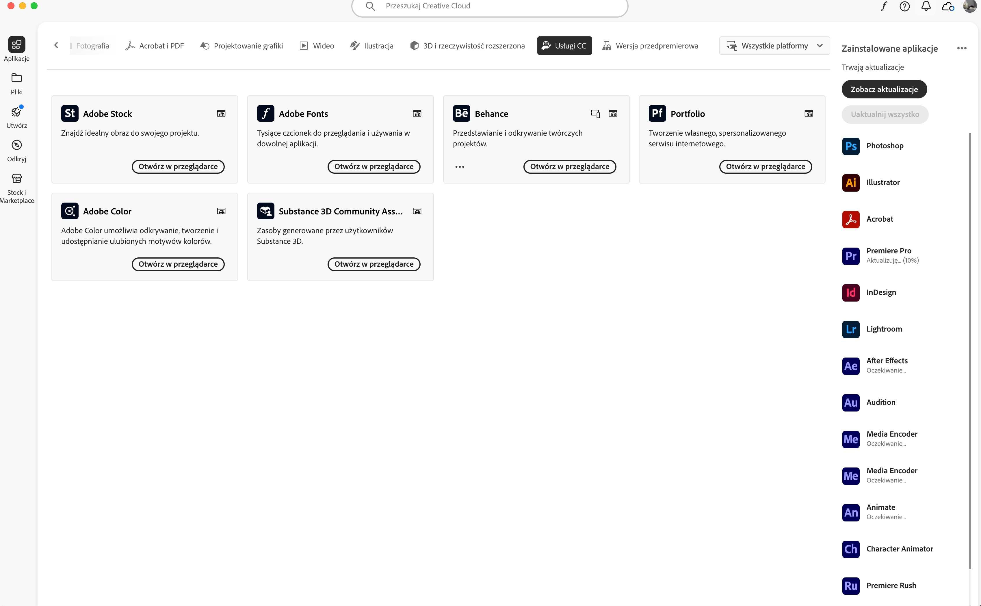 Adobe Creative Cloud All Apps MULTI Win/Mac – licencja 12 miesięcy