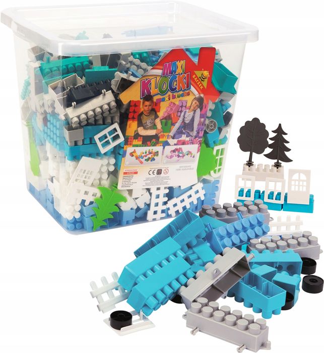 Klocki 500 W Dużym Pudełku Konstrukcyjne