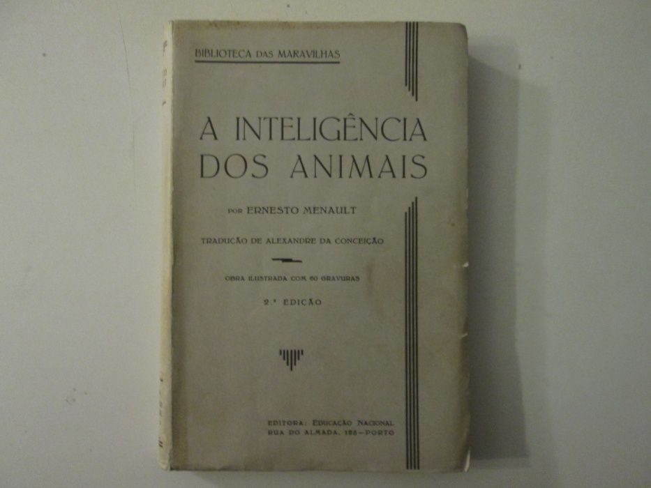 A inteligência dos animais- Ernesto Menault