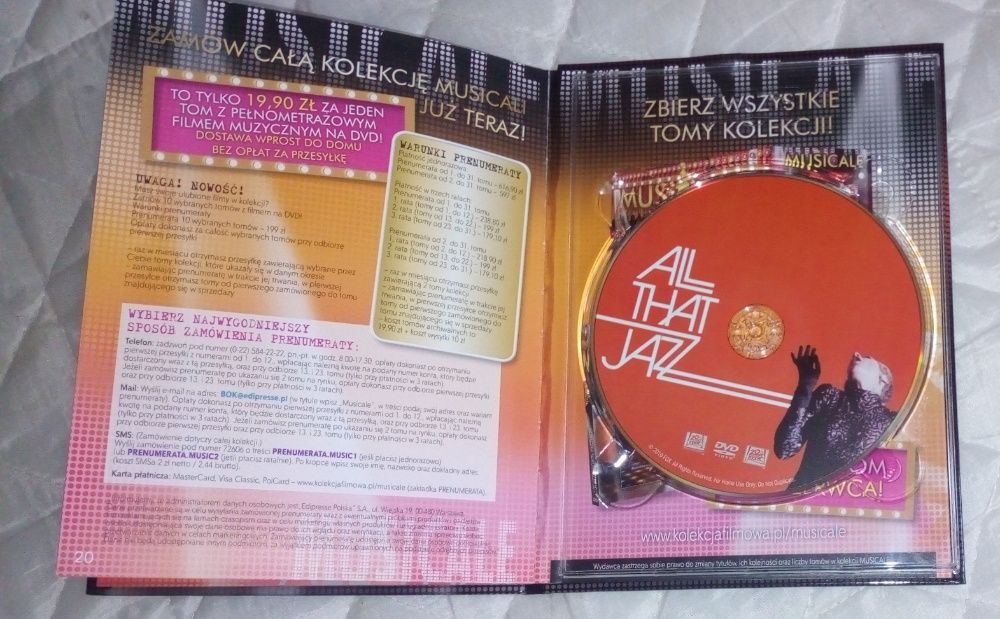 Musical - książka + film DVD - Cały ten zgiełk