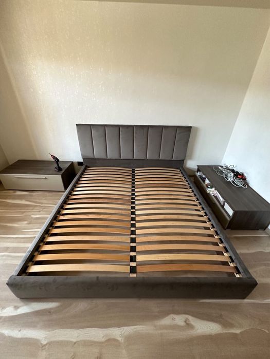 Двоспальне ліжко  160/200 нове  на букових ламельках