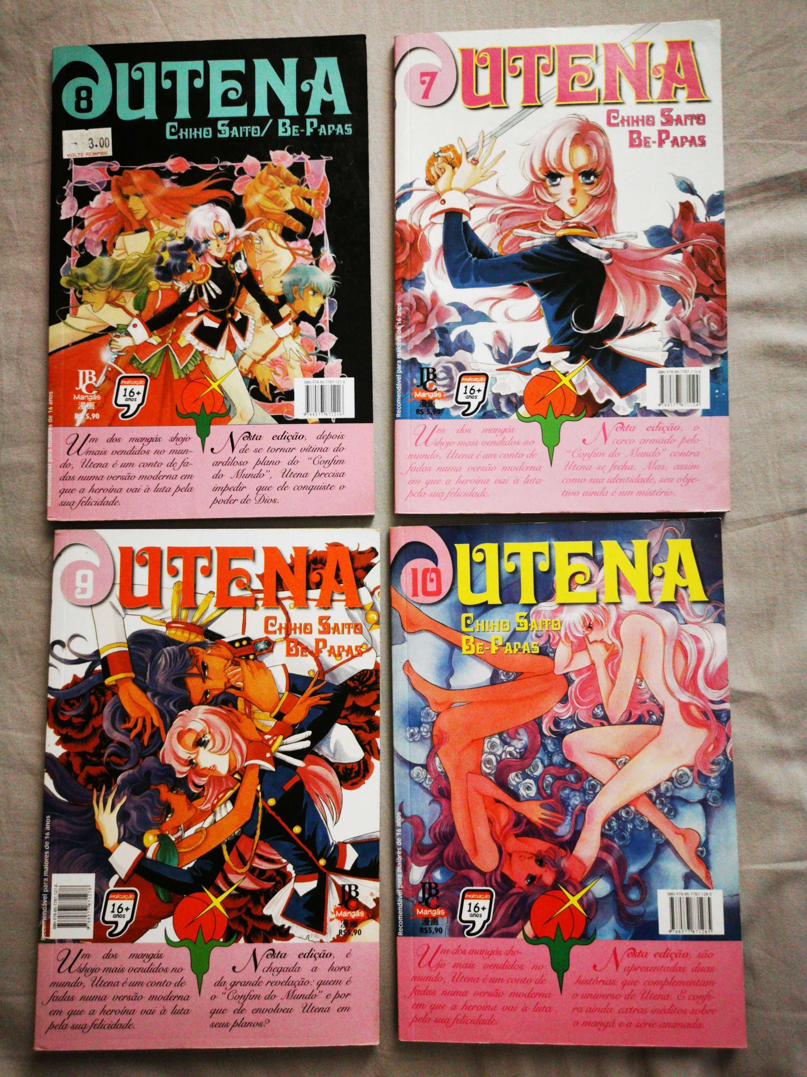 Utena - Revolutionary Girl Utena - Manga 1 ao 10 PT-BR