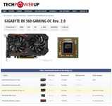 RX 560 від Gigabyte (4Gb/128bit)