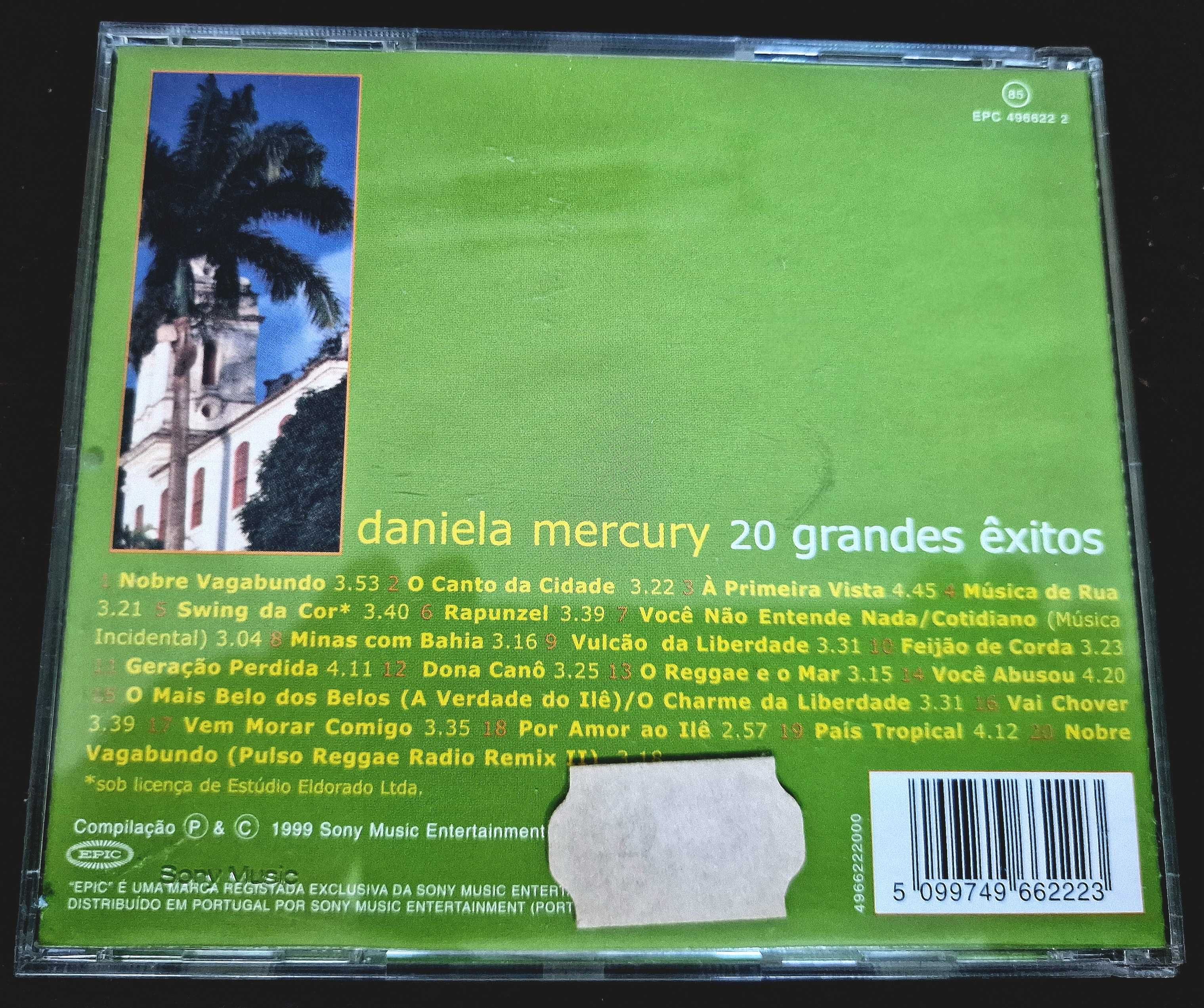 CD musical "Daniela Mercury - 20 Grandes Êxitos"