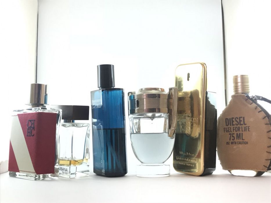 Perfumes cheios/metade originais Homem