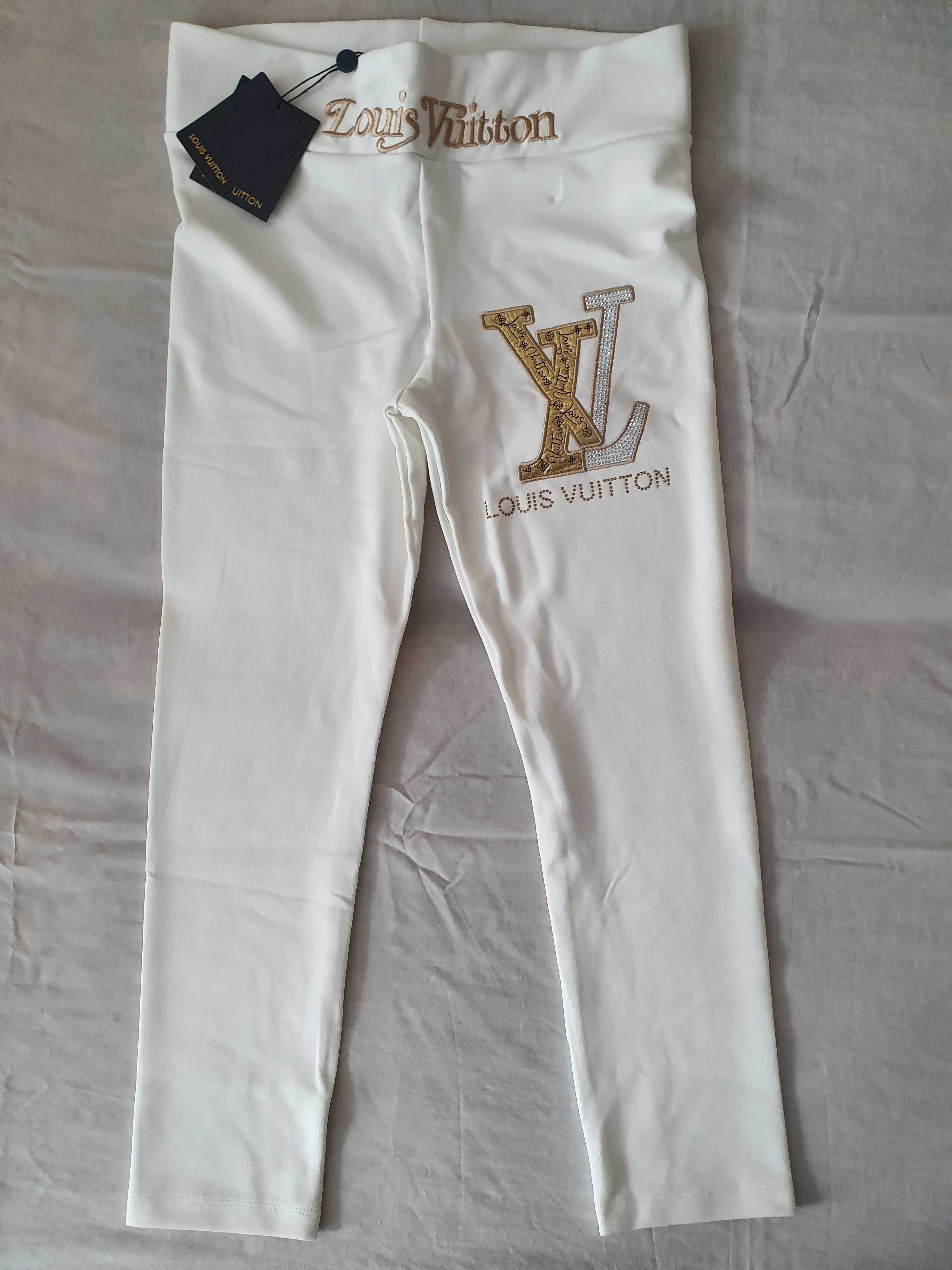 NOWE damskie legginsy Louis Vuitton spodnie LV dresy xl xxl 42