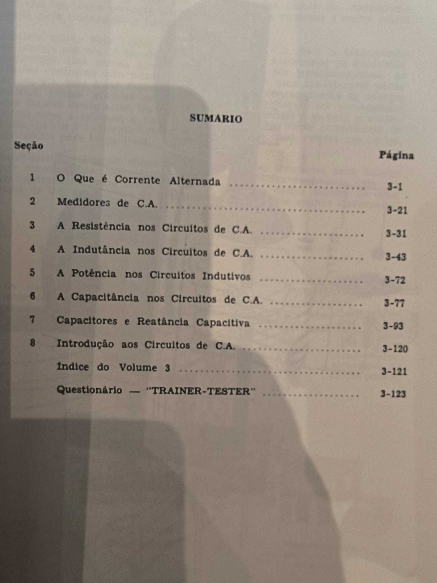 Eletricidade Básica. Coleção completa, 5 volumes.