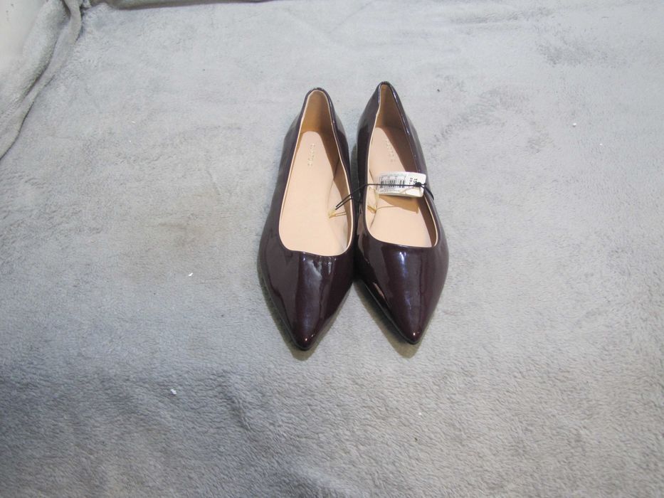 Baleriny buty damskie fiolet połysk PARFOIS roz. 37 NOWE