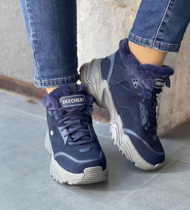 39р. Зимові черевики SKECHERS stamina, KW8673, Оригінал