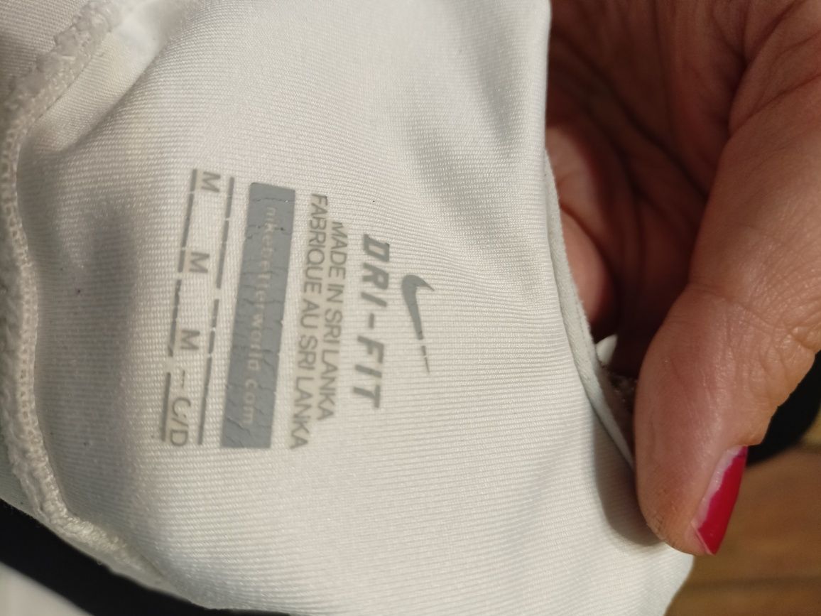 Biały stanik biustonosz sportowy NIKE 70 75 C D