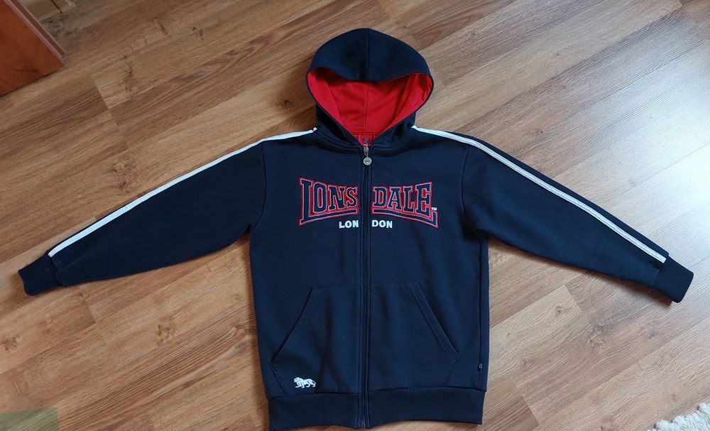 Granatowa bluza LonsDale 11-12 lat - na 152 cm