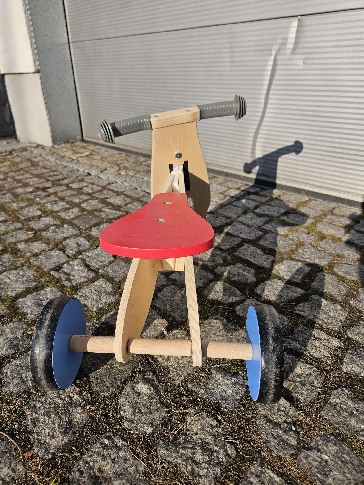 Rowerek dziecięcy drewniany 3 kołowy