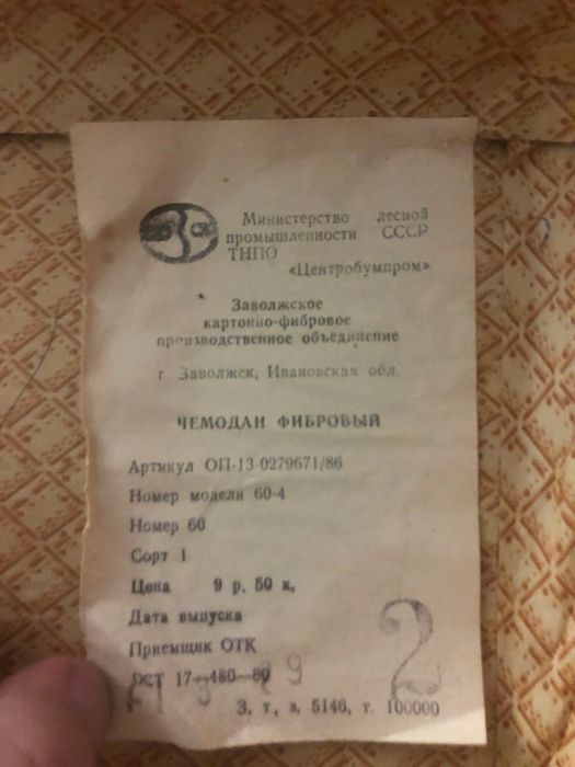 Винтажный чемодан