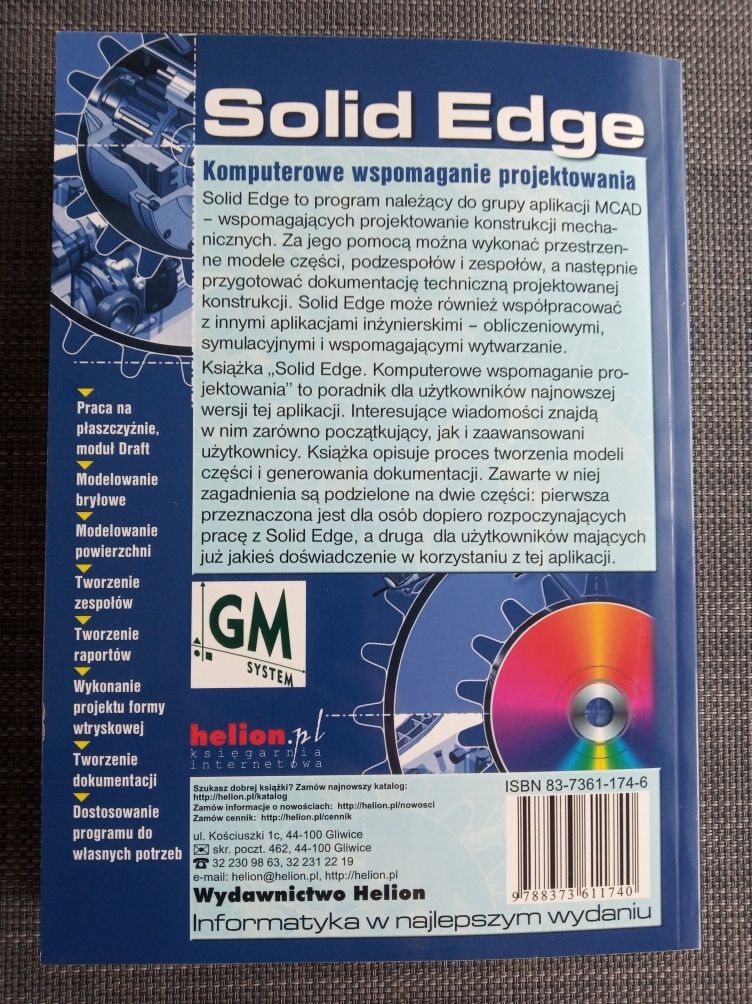 Książka Solid Edge. Komputerowe wspomaganie
projektowania +CD