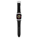 Pasek Karl Lagerfeld Saffiano Monogram na Apple Watch 42/44/45/49mm -