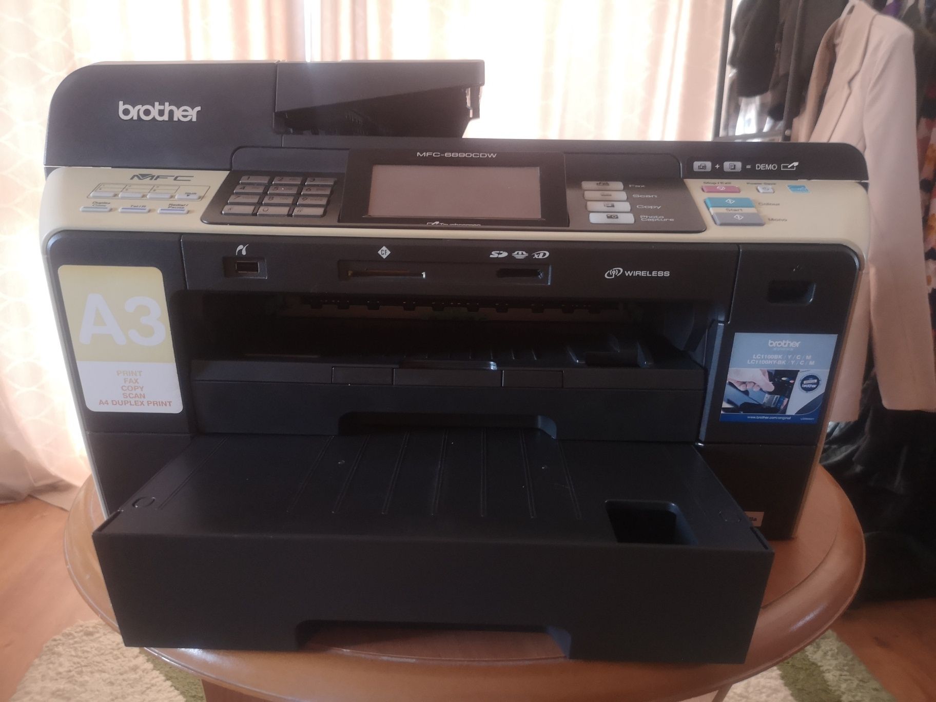 Brother - drukarka jak nowa - A3, A4, Duplex, MFC-6890DW, Fax, Photo.