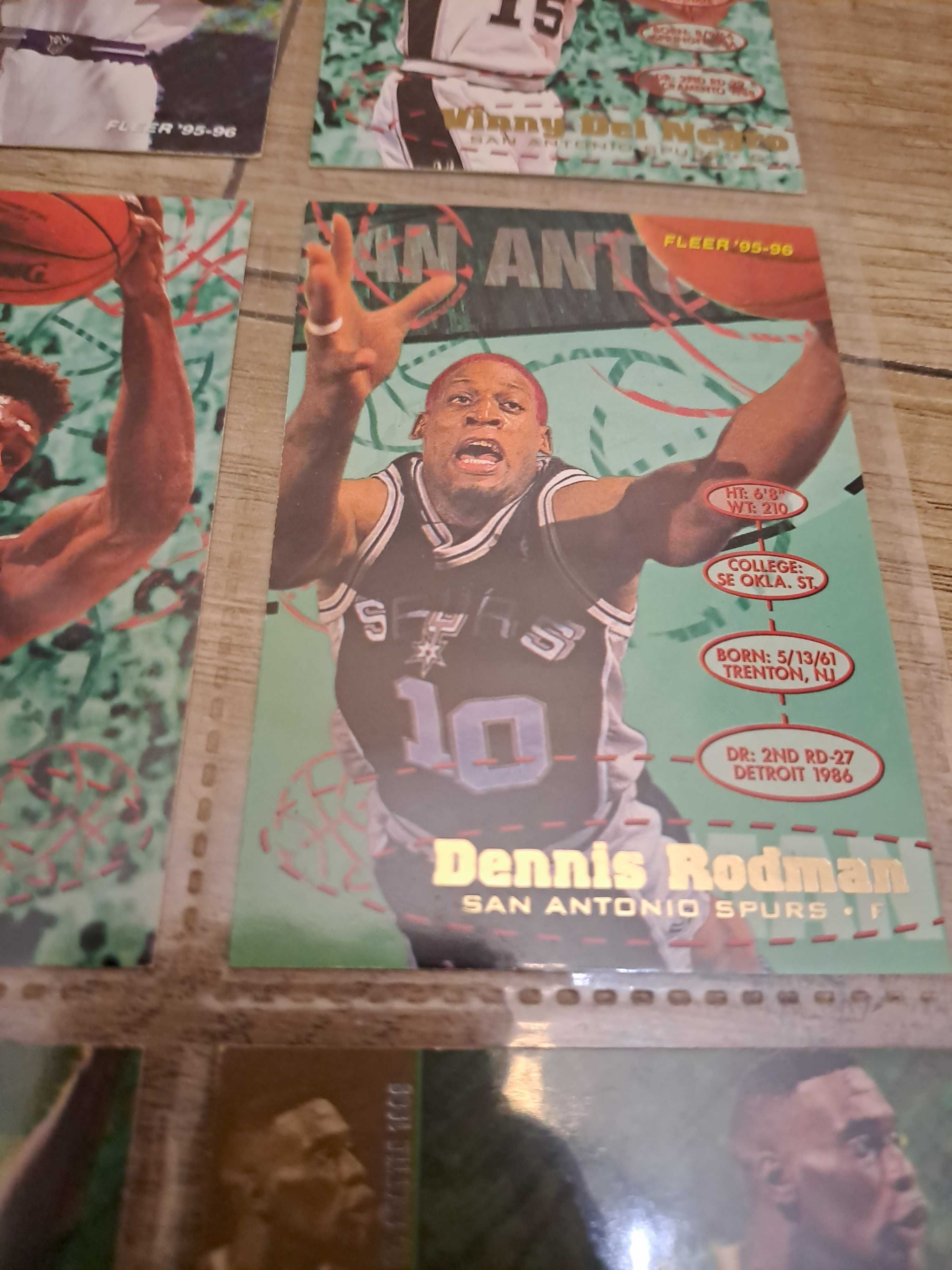 Karty Kolekcjonerskie NBA Fleer 95-96 - 161 szt. kart + gratis