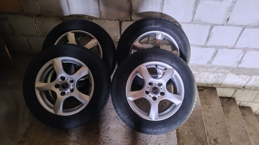 Alufelgi 15" Opel Astra H, Saab 5x110 plus opony letnie