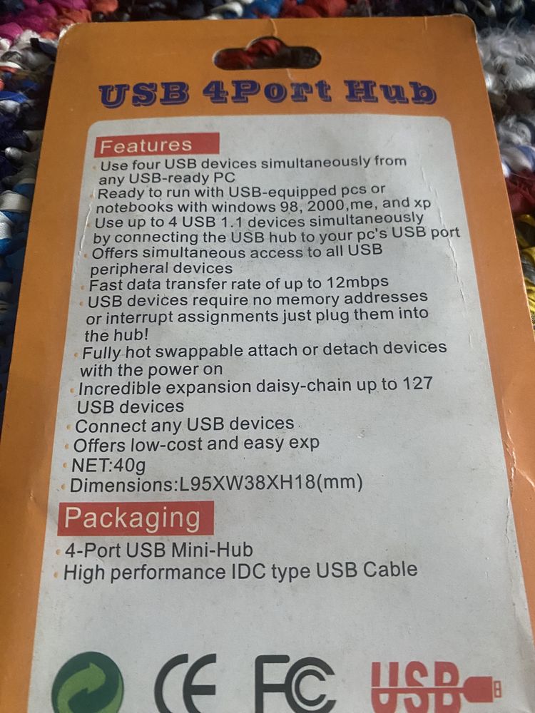 USB центр/удлинитель