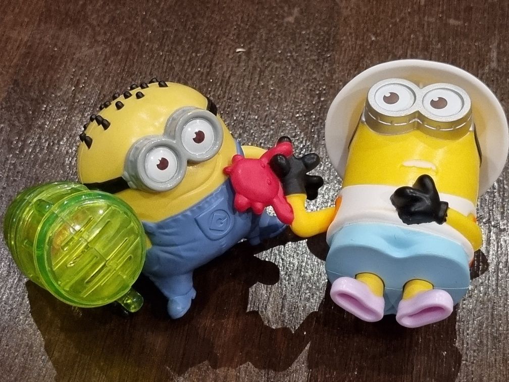 Minionki Kevin i Bob  figurki zabawki interaktywne zestaw paka komplet
