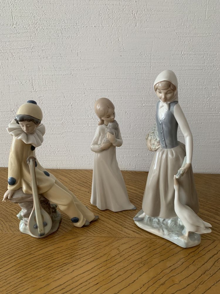 Испанские фарфоровые статуэтки NAO и Lladro