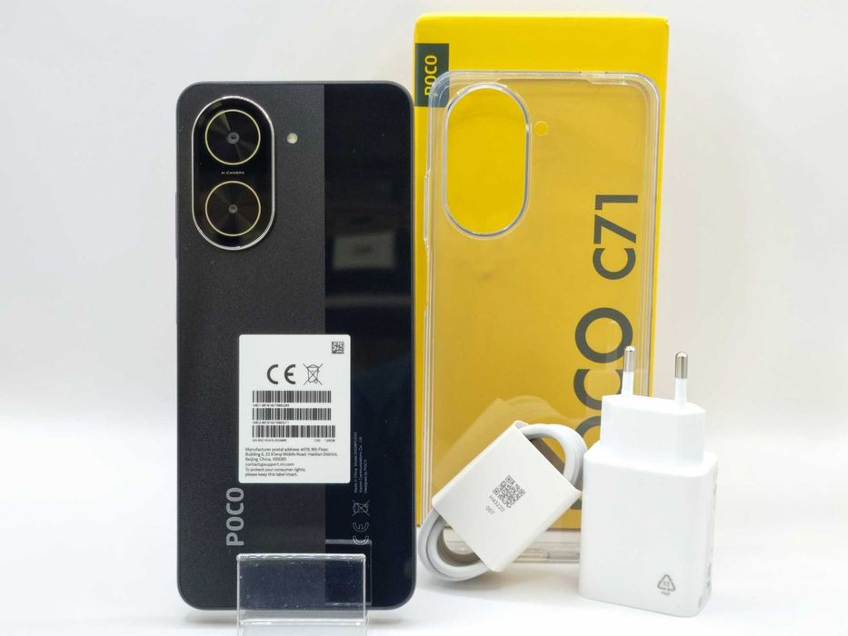Nowy POCO C71 4/128GB 120Hz | FV23% | 3 Kolory | Wysyłka | Poznań