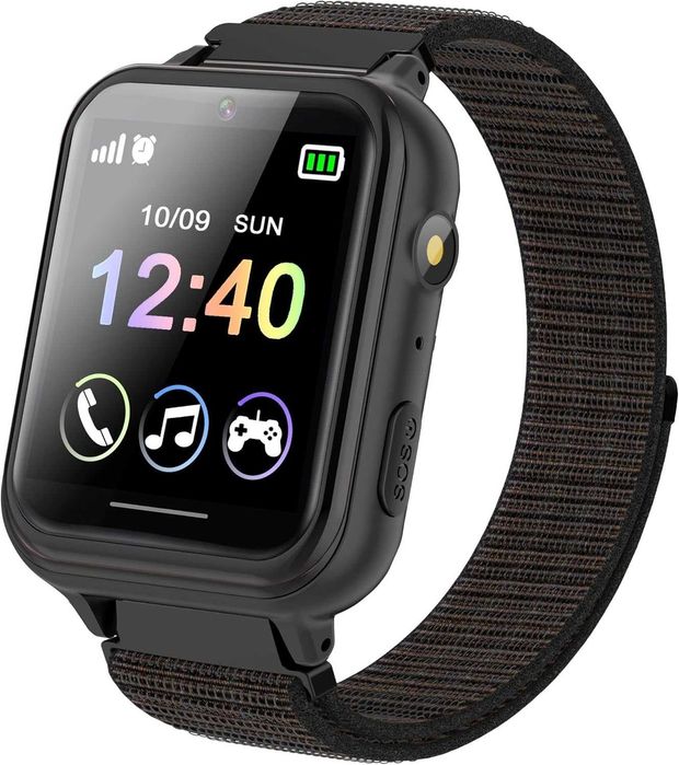 PTHTECHUS S19 smartwatch zegarek dla dzieci 1,54" SOS SIM gry kamera