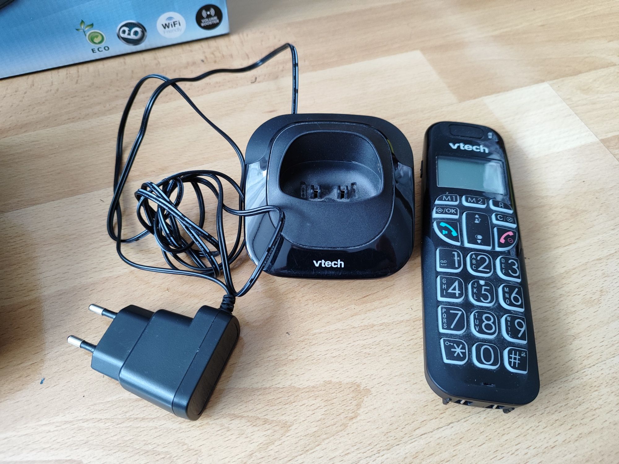 Telefon Vtech LS1650 stacjonarny + słuchawka bezprzewodowa combo