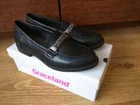 Mokasyny damskie Graceland 38 czarne
