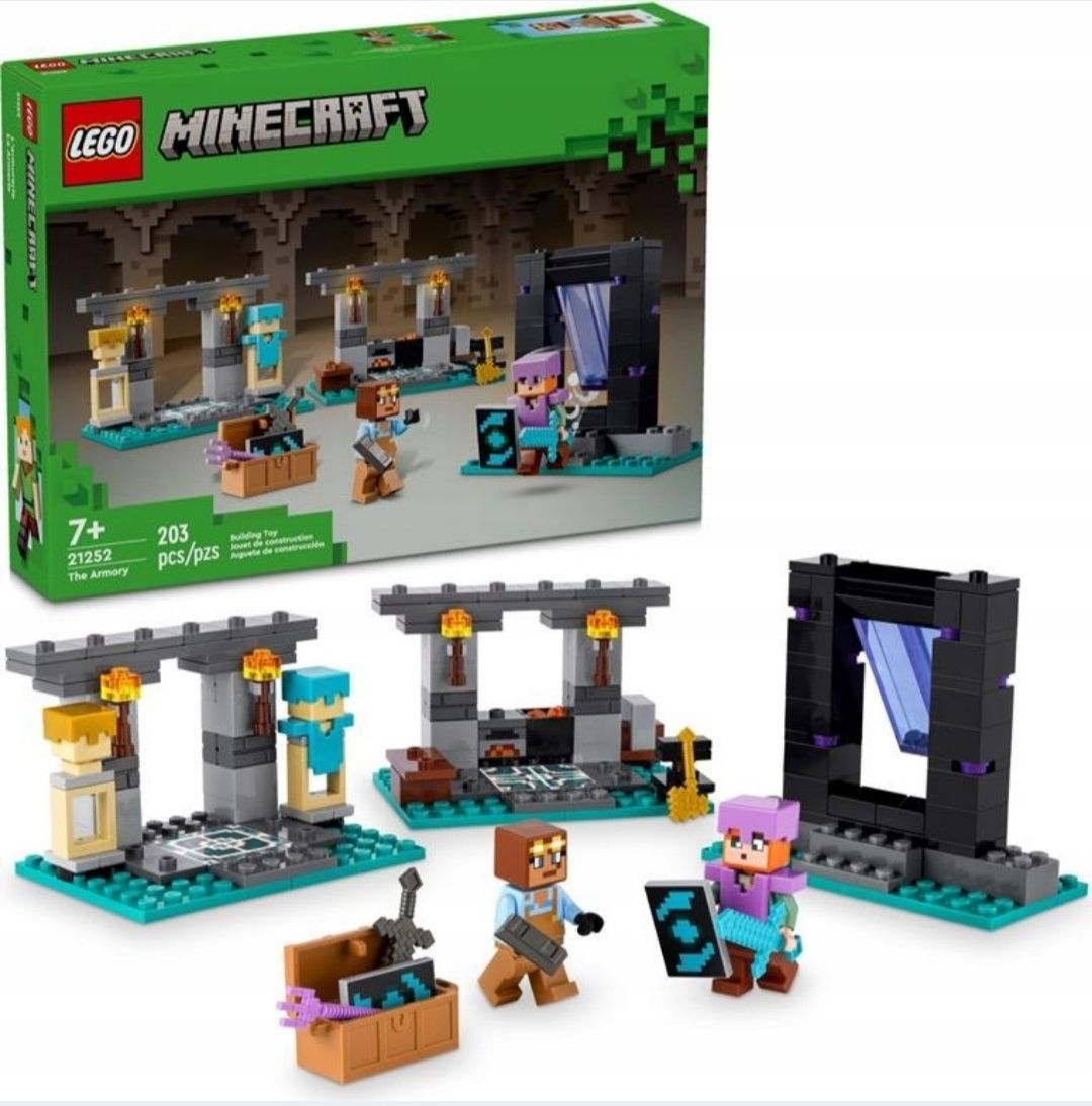 LEGO Minecraft 21252 ZBROJOWNIA dla dziecka kl

Gracze w Minecrafta® w