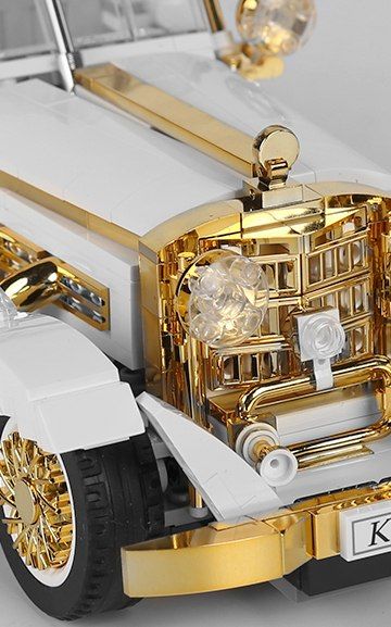 Klocki auto samochód Pojazd Retro K500 868el.