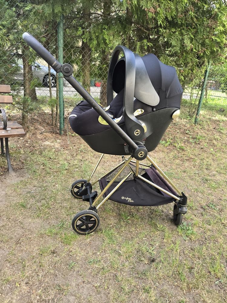 Wozek Cybex Mios Cherub Pink by Jeremy Scott 3w1 plus baza Isofix