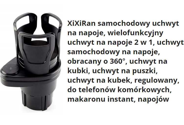 Uchwyt na kubek z napojem, lub talerzyk z posiłkiem- do samochodu.