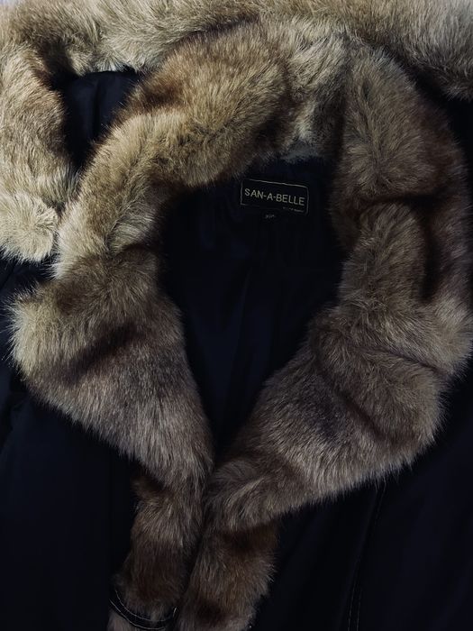 Жіноча зимня куртка в стилі шуби, розмір XXL (оверсайс крою)