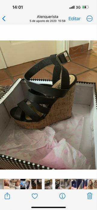 Sapatos e sandalias em bom estado