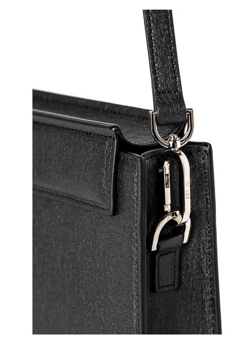 Pages Cork Cross Body Bag Black Ki Lee Czarna Torebka Designerska