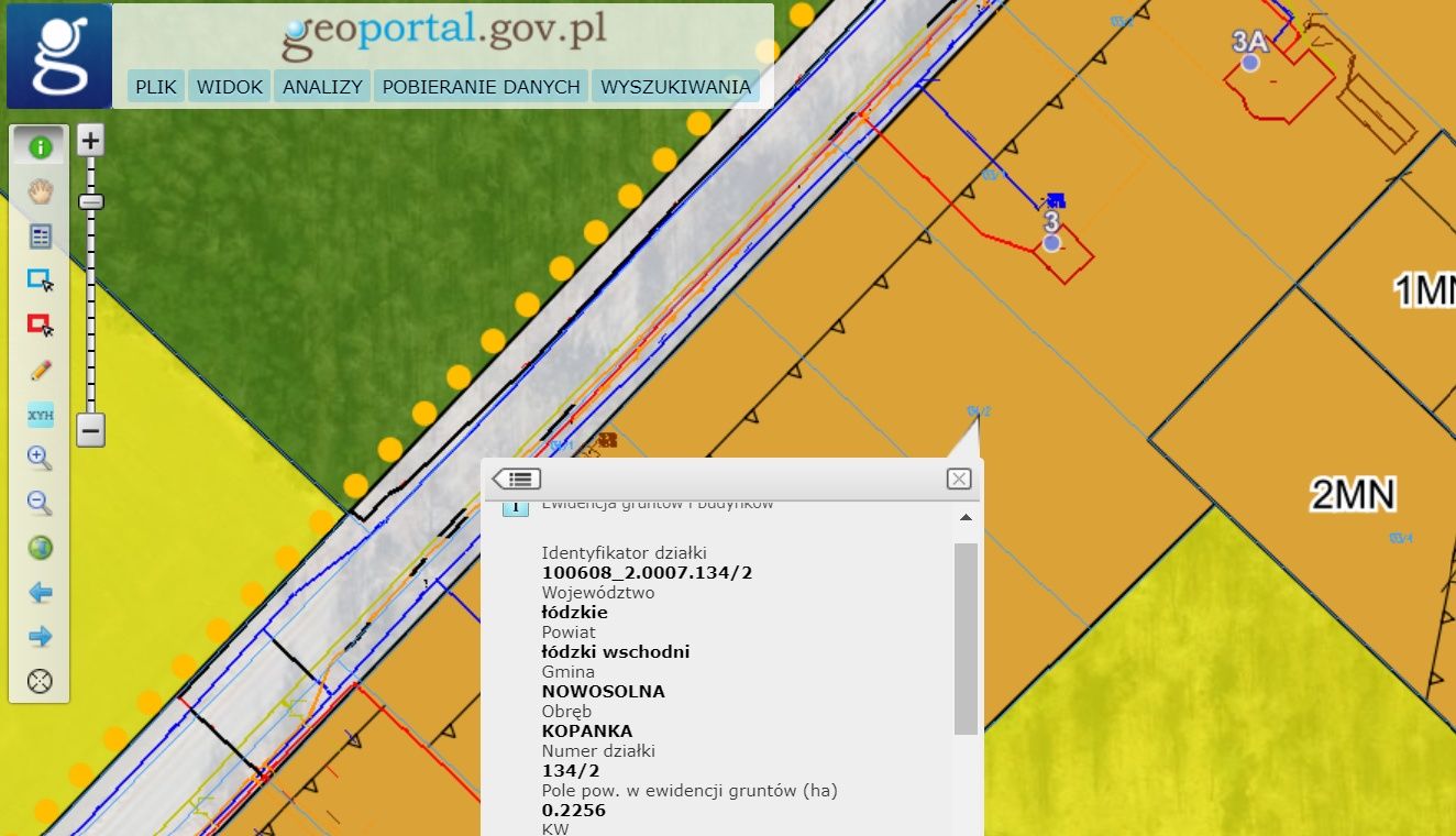 Działka budowlana Kopanka 2 park Krajobrazowy Wzniesień Łódzkich