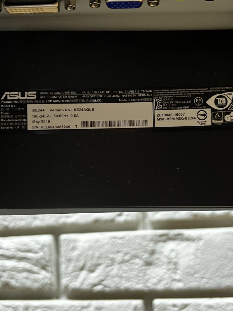 Monitor Asus BE24AQLB