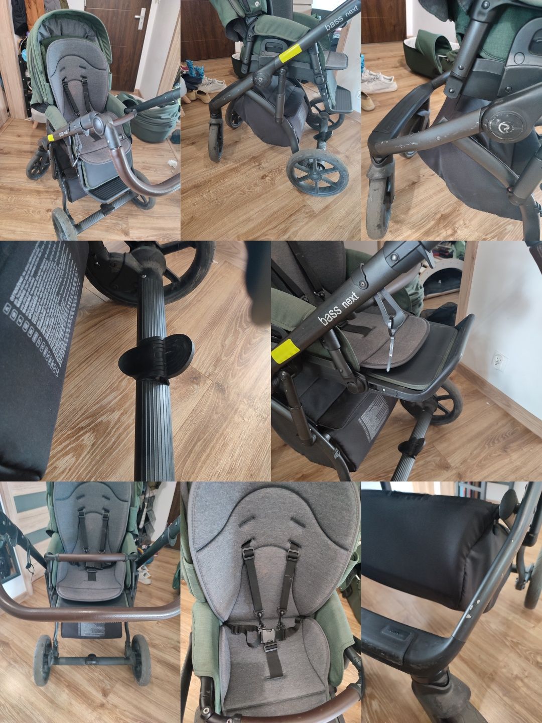 Wózek roan bass next 2w1 + fotelik