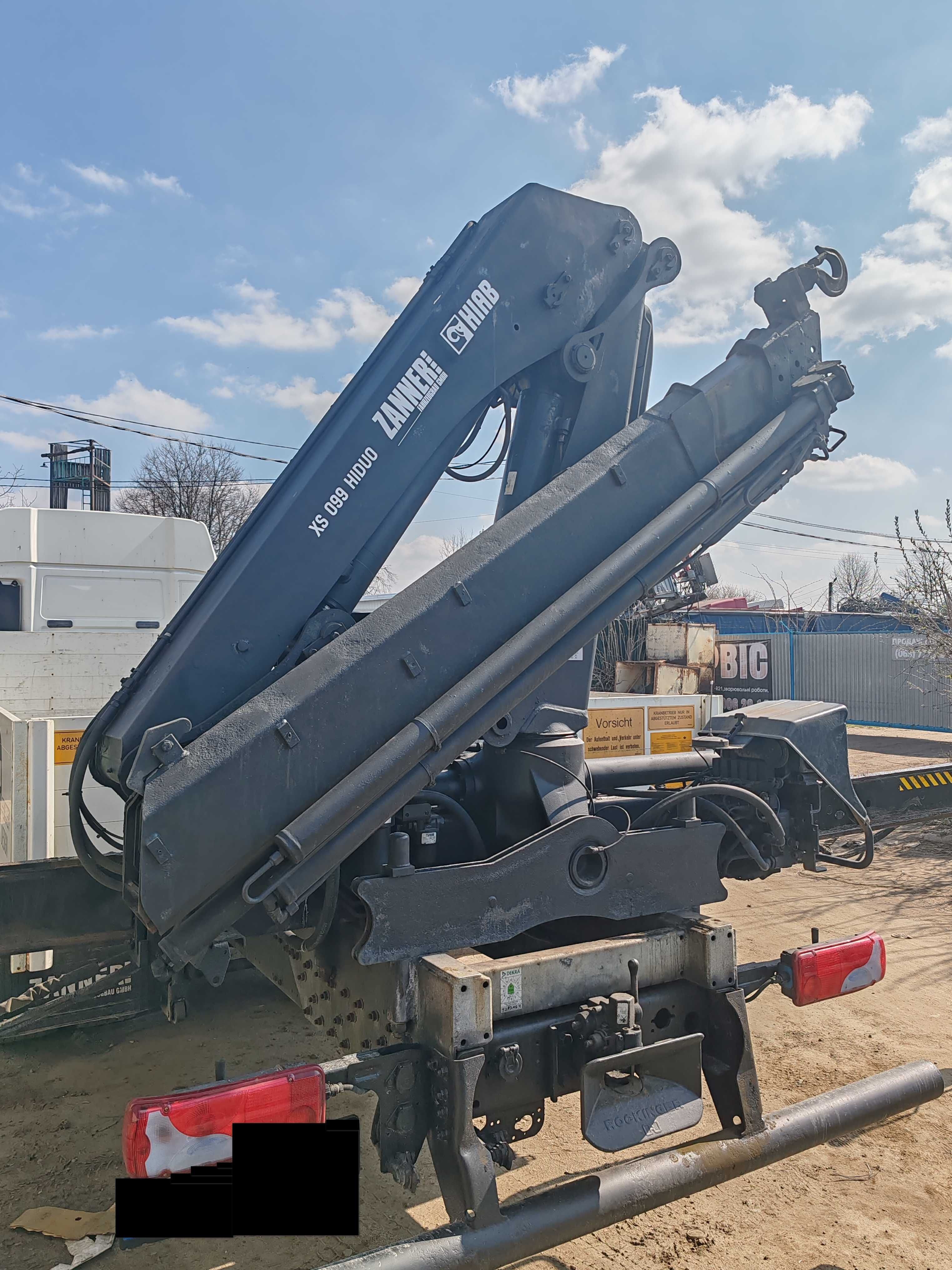Кран маніпулятор HIAB XS 099 ES-3 HIDUO Palfinger Fassi Copma AtlasHMF